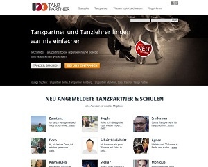 Screenshot 123tanzpartner.de