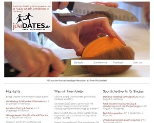 Screenshot JustDates.de